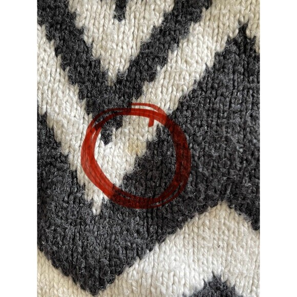 Old Navy Womens Cardigan Open Sz Small Open Tribal Aztec Bohemian Boho Geometry - Picture 10 of 11